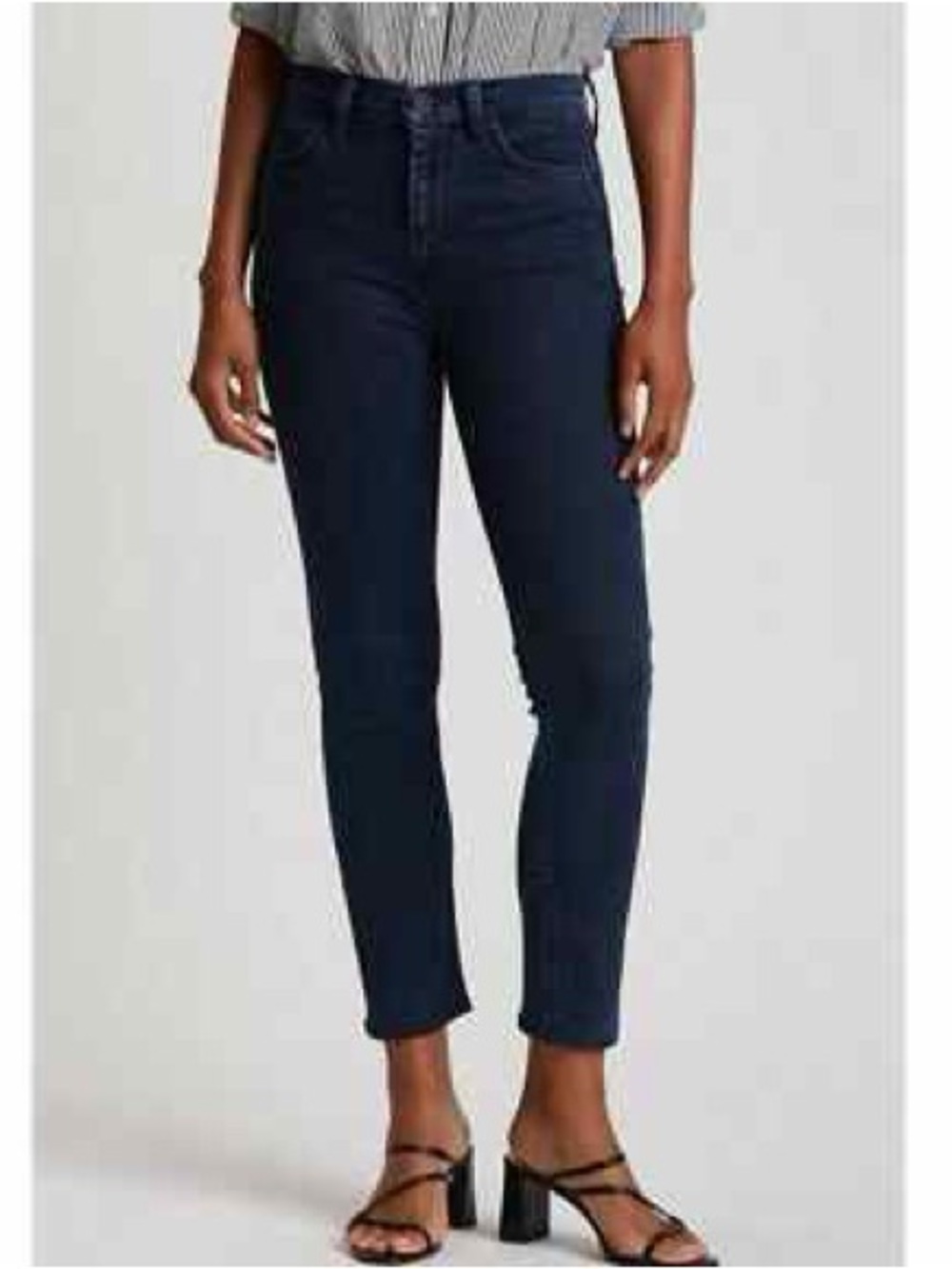 Hudson Holly Skinny High Rise Dark Wash Ankle Jeans